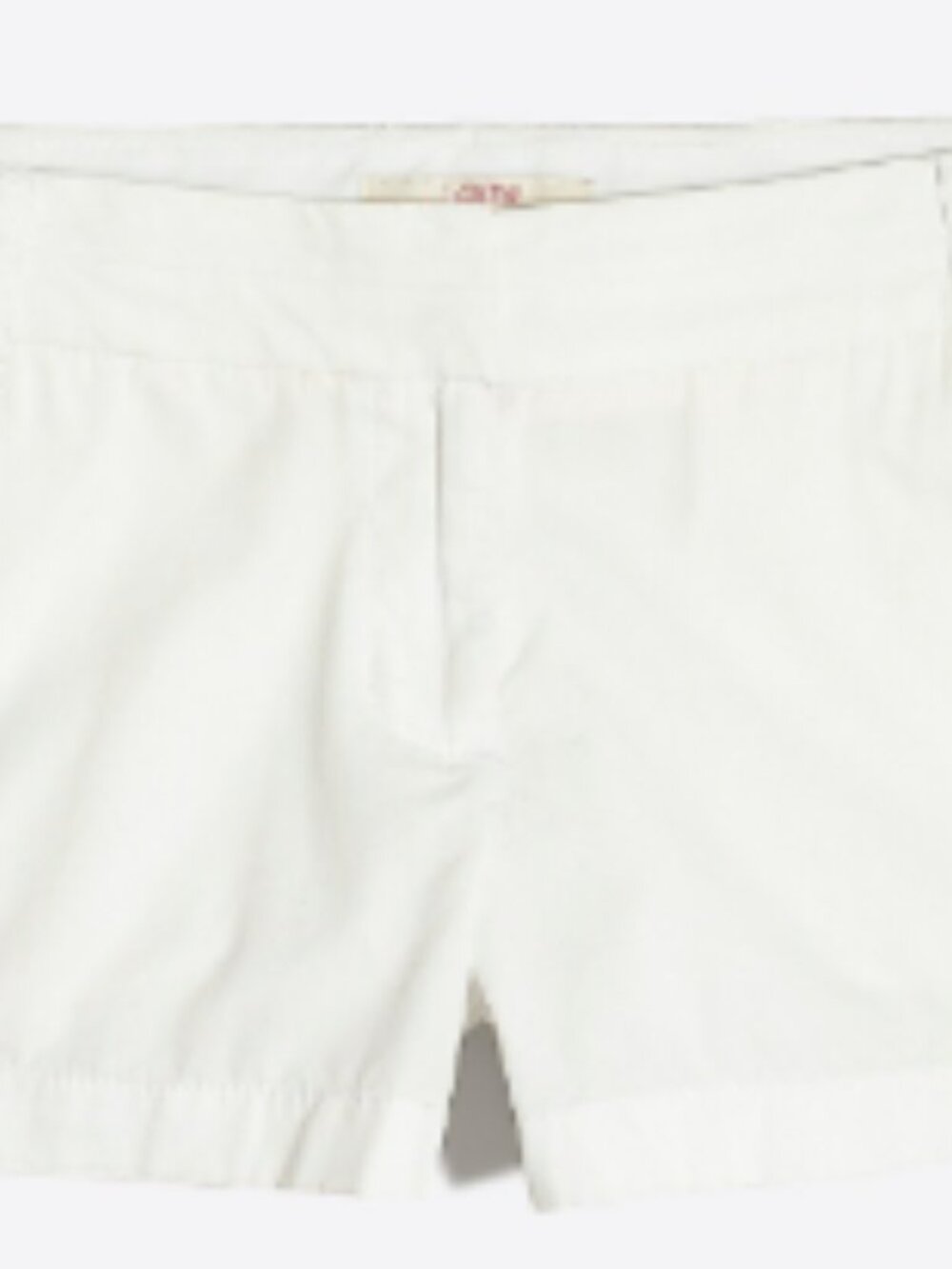 J. Crew Factory White Cotton Chino Shorts Size 6